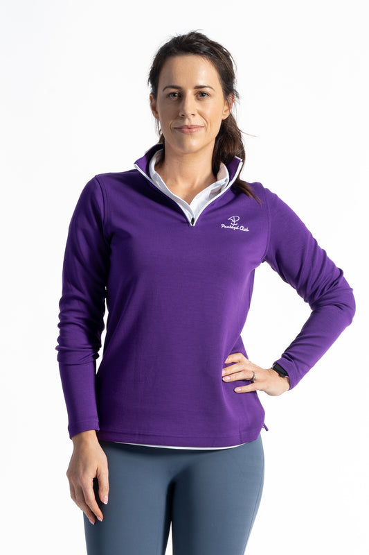 Merit Purple Pullover White Trim