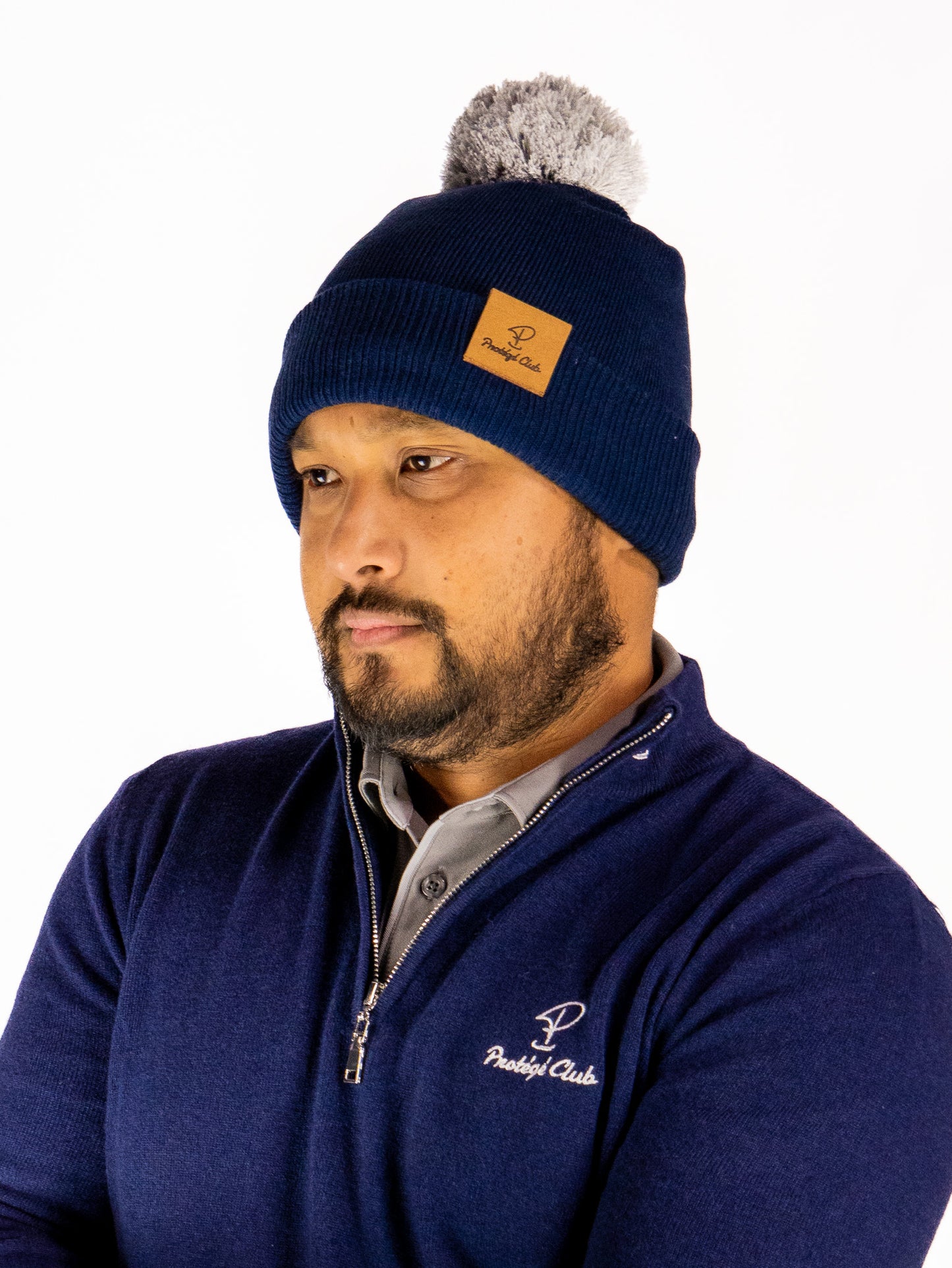 Navy Bobble Hat