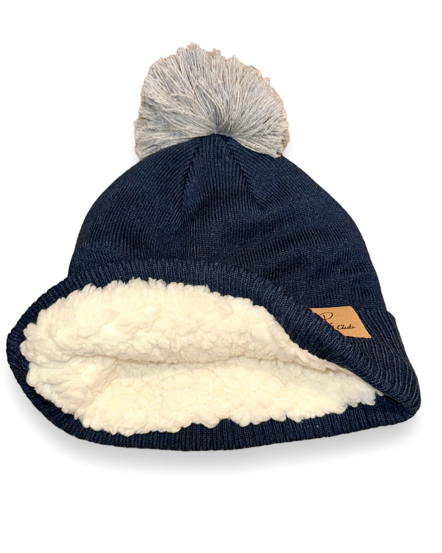 Navy Bobble Hat